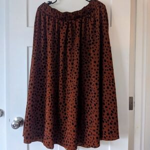 Brown Skirt XXL